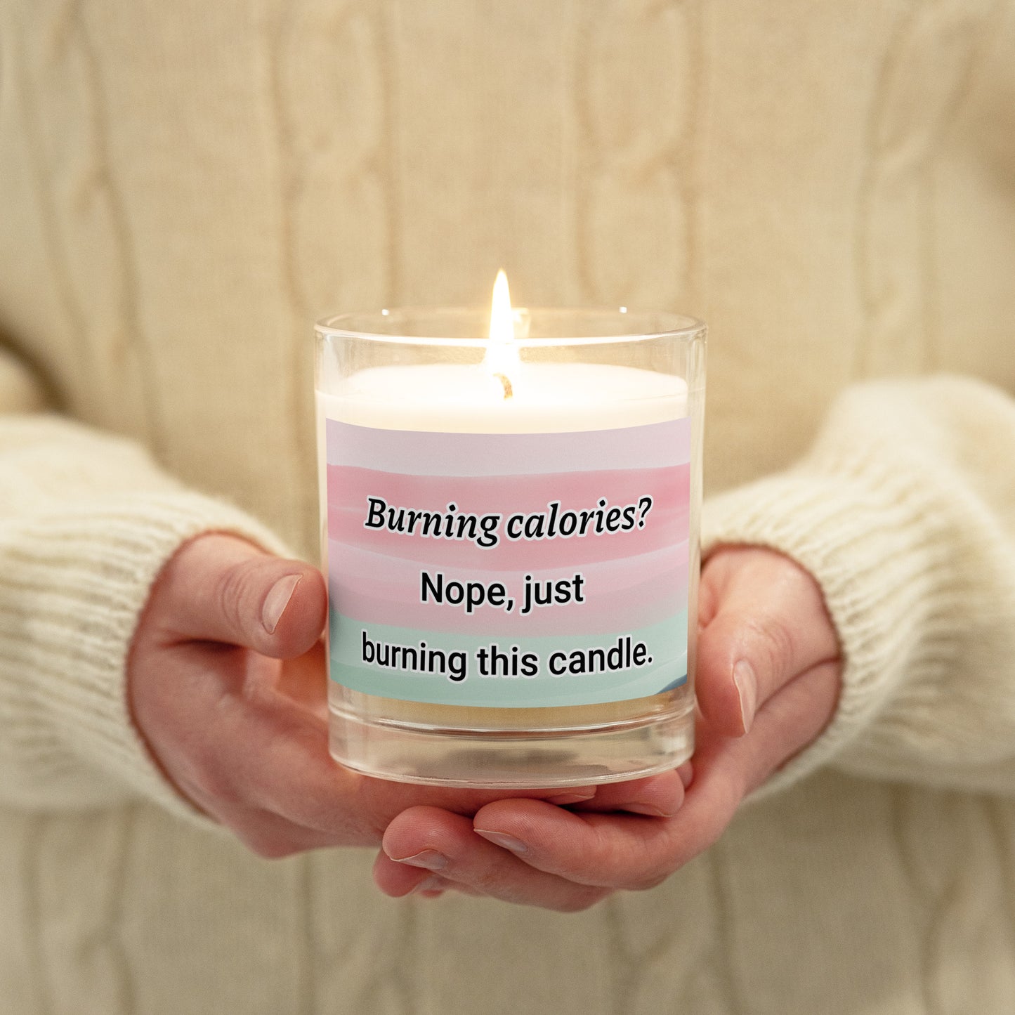 Burning Calories - Funny Soy Wax Candle