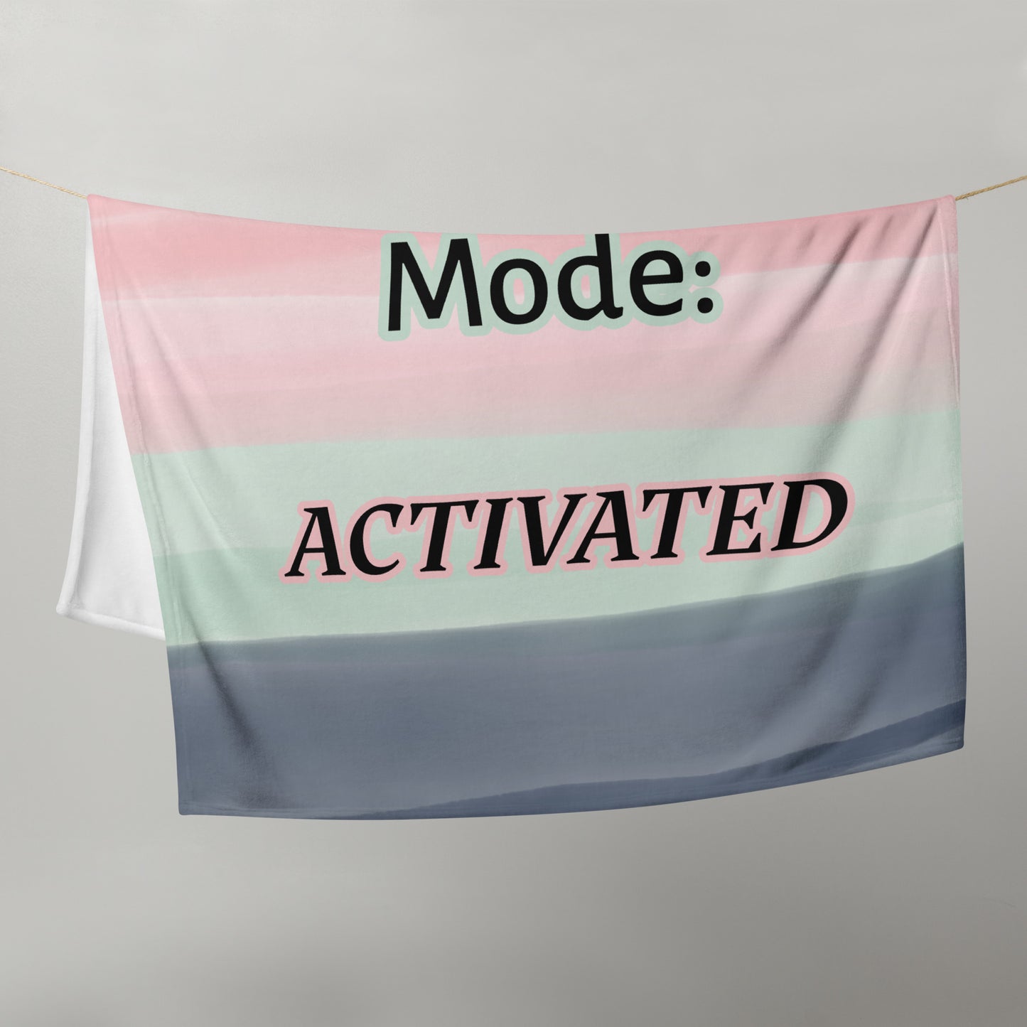 Snuggle Mode: Activated - Funny Throw Blanket