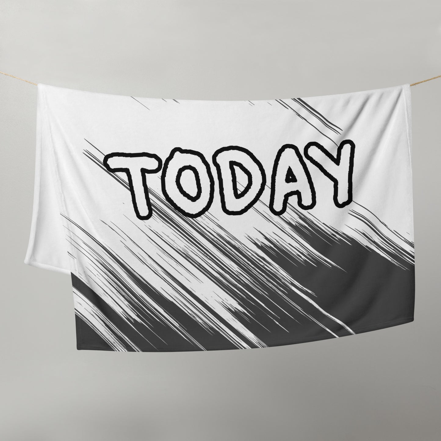 Not Today - Funny Throw Blanket