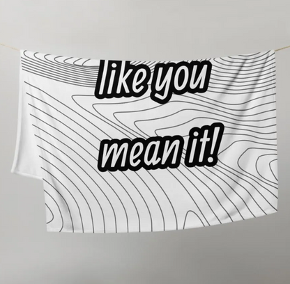 Spoon Me Like You Mean It! - Funny Throw Blanket