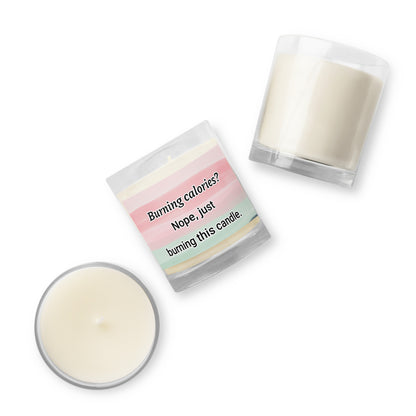 Burning Calories - Funny Soy Wax Candle
